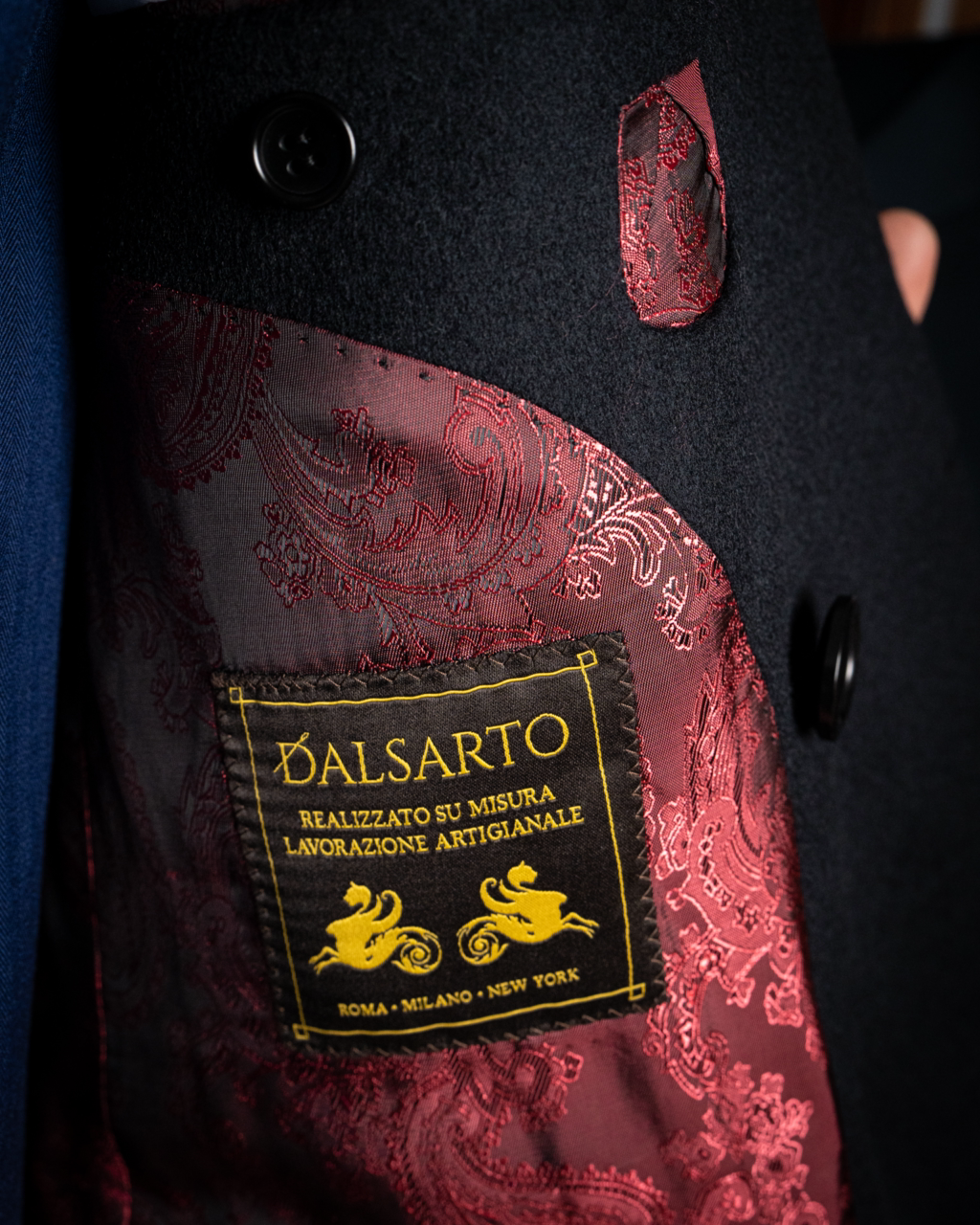 Double-breasted Ghiberti Blue Coat