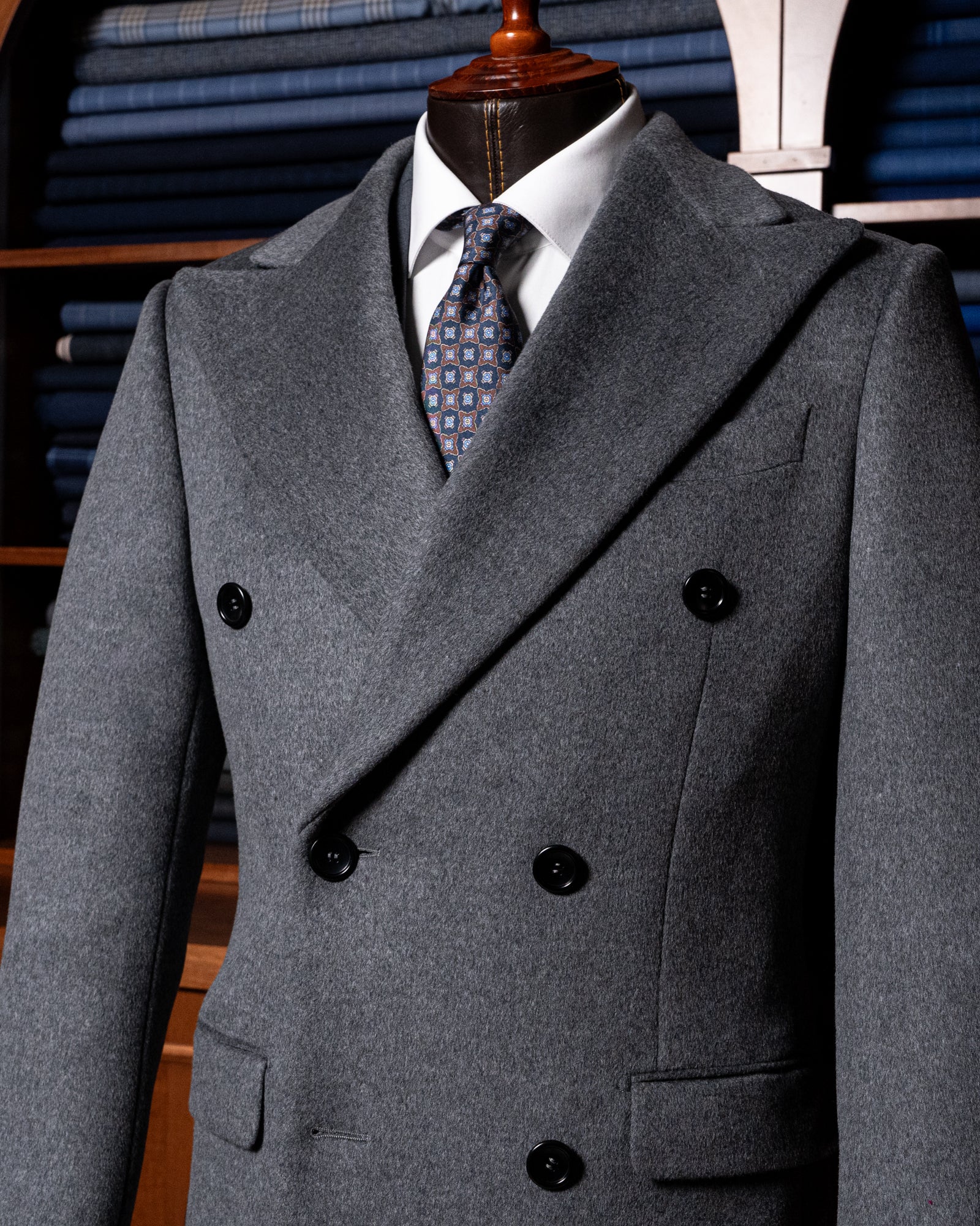 Ash Gray Ghiberti Coat