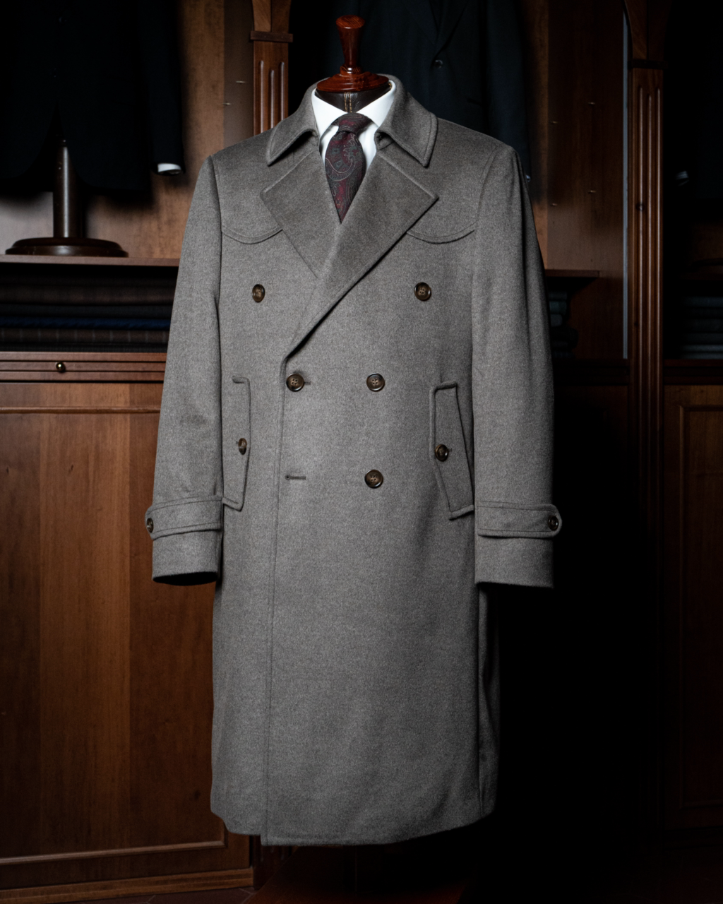 Cappotto Grigio Lana Cashmere