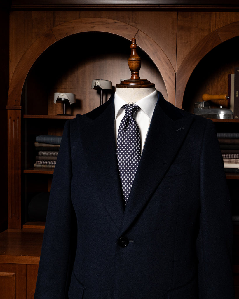 Mantegna Blue Coat with Velvet