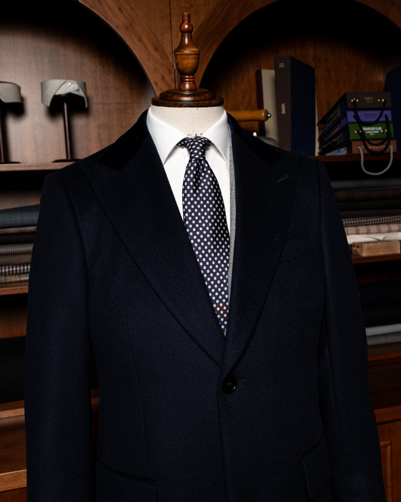 Mantegna Blue Coat with Velvet