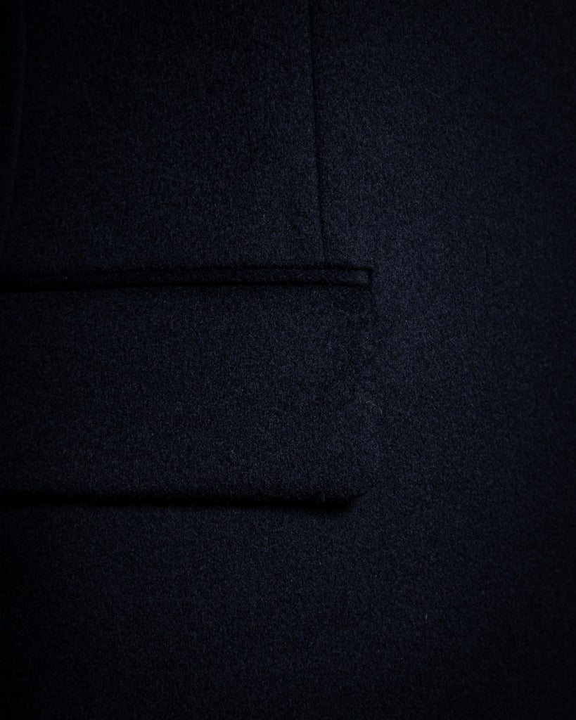 Mantegna Blue Coat with Velvet