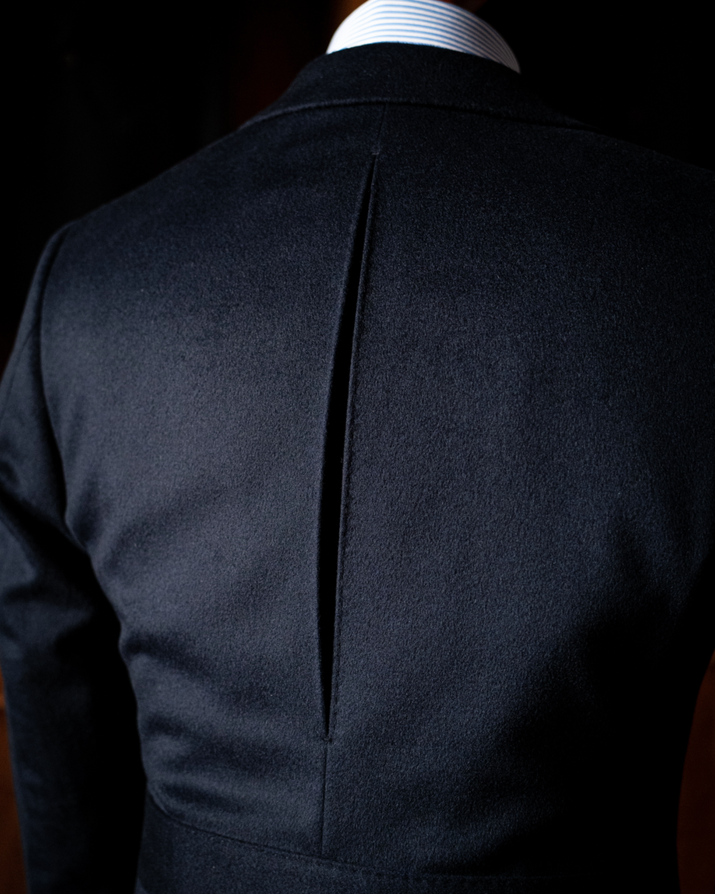 Dark Blue Mantegna Coat