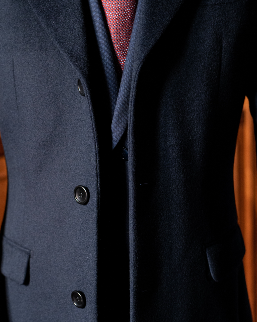 Cappotto Mantegna Blu Scuro