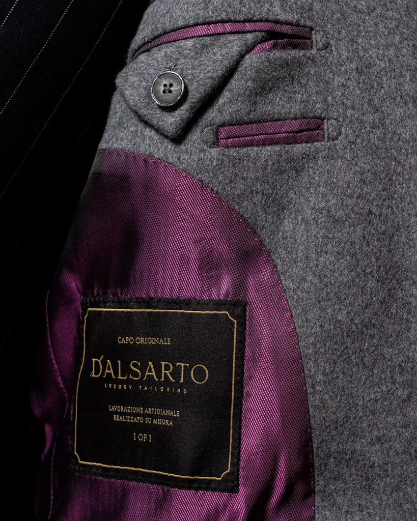 Ash Gray Mantegna Coat