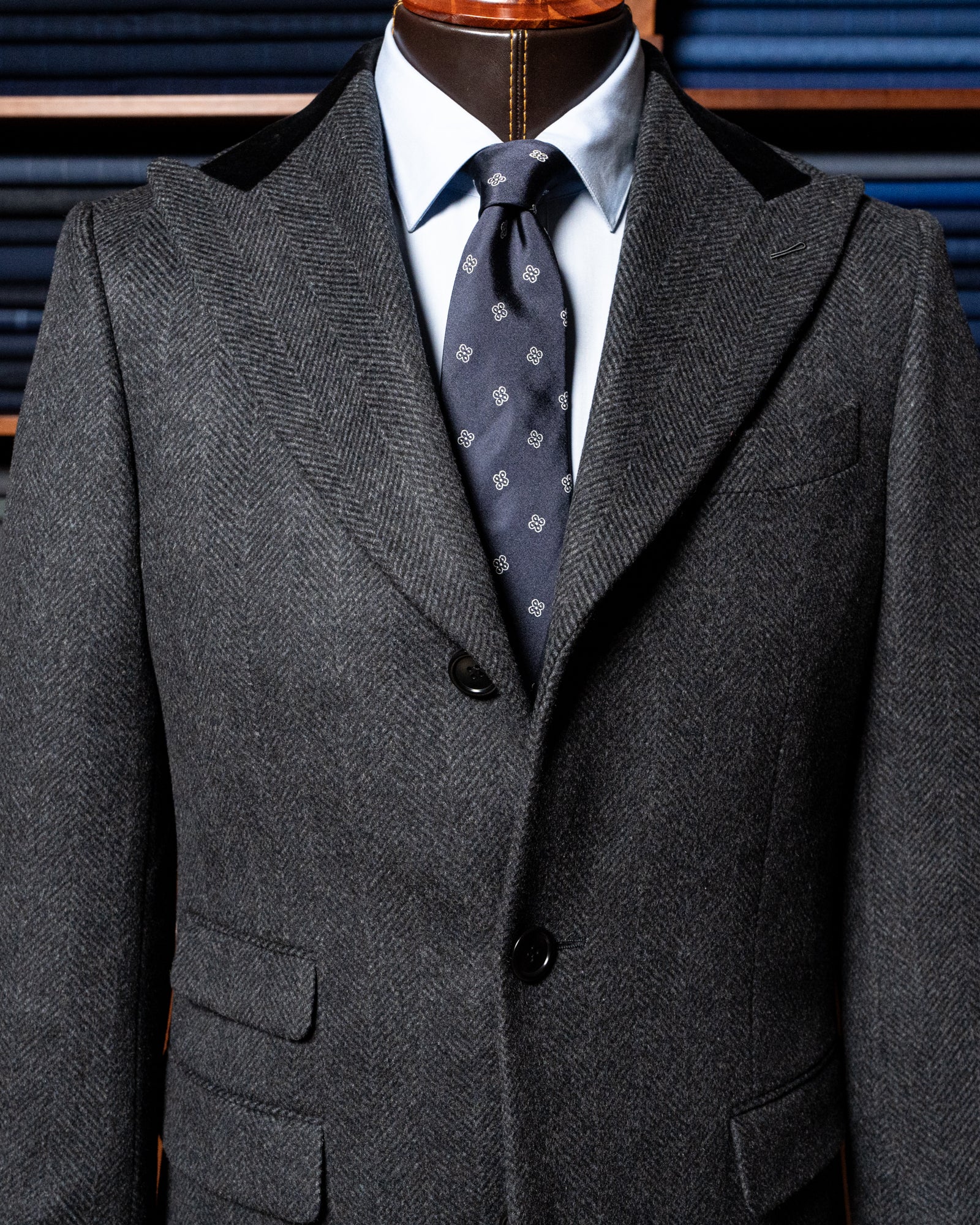 Mantegna Coat London Smoke Grey
