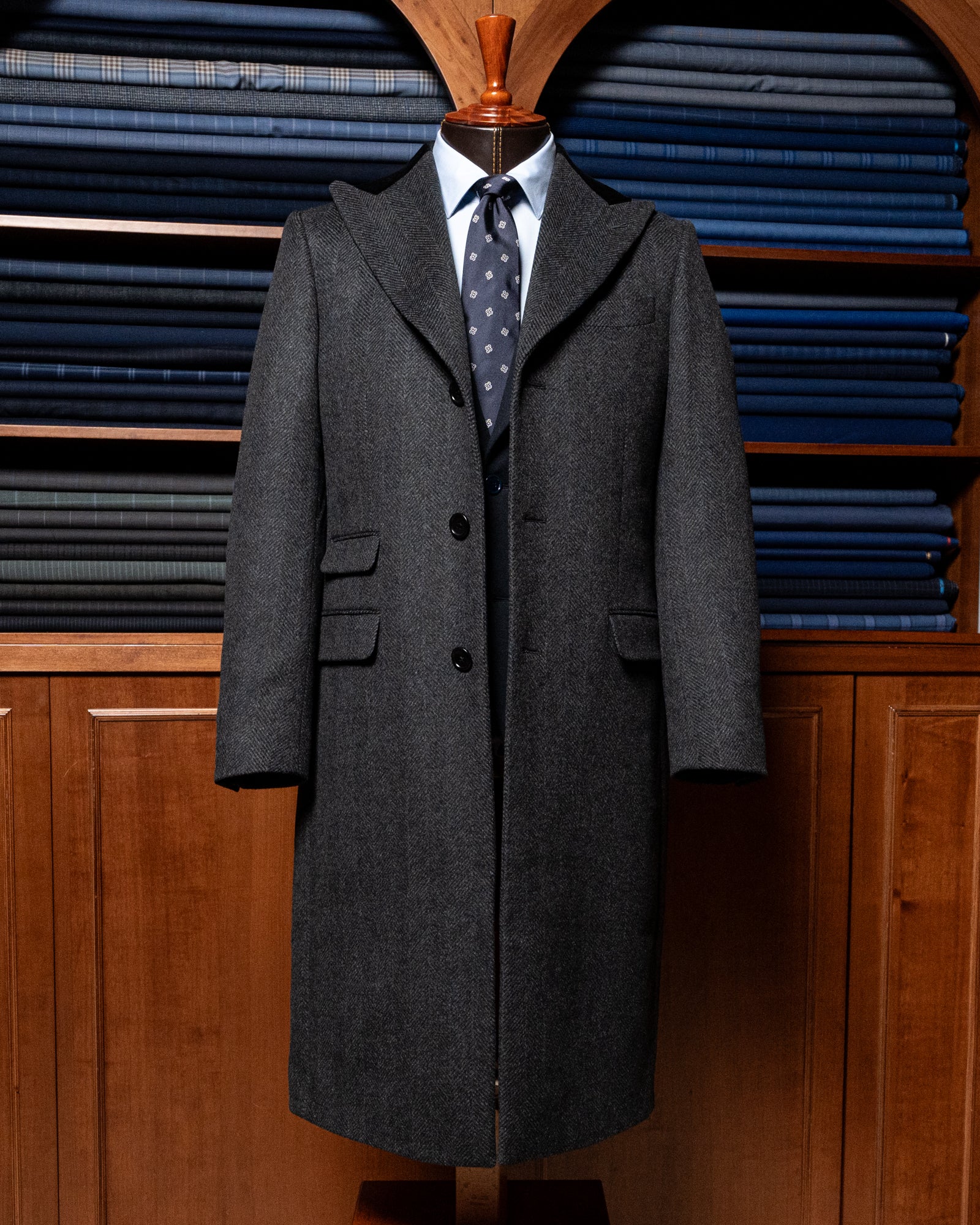 Mantegna Coat London Smoke Grey