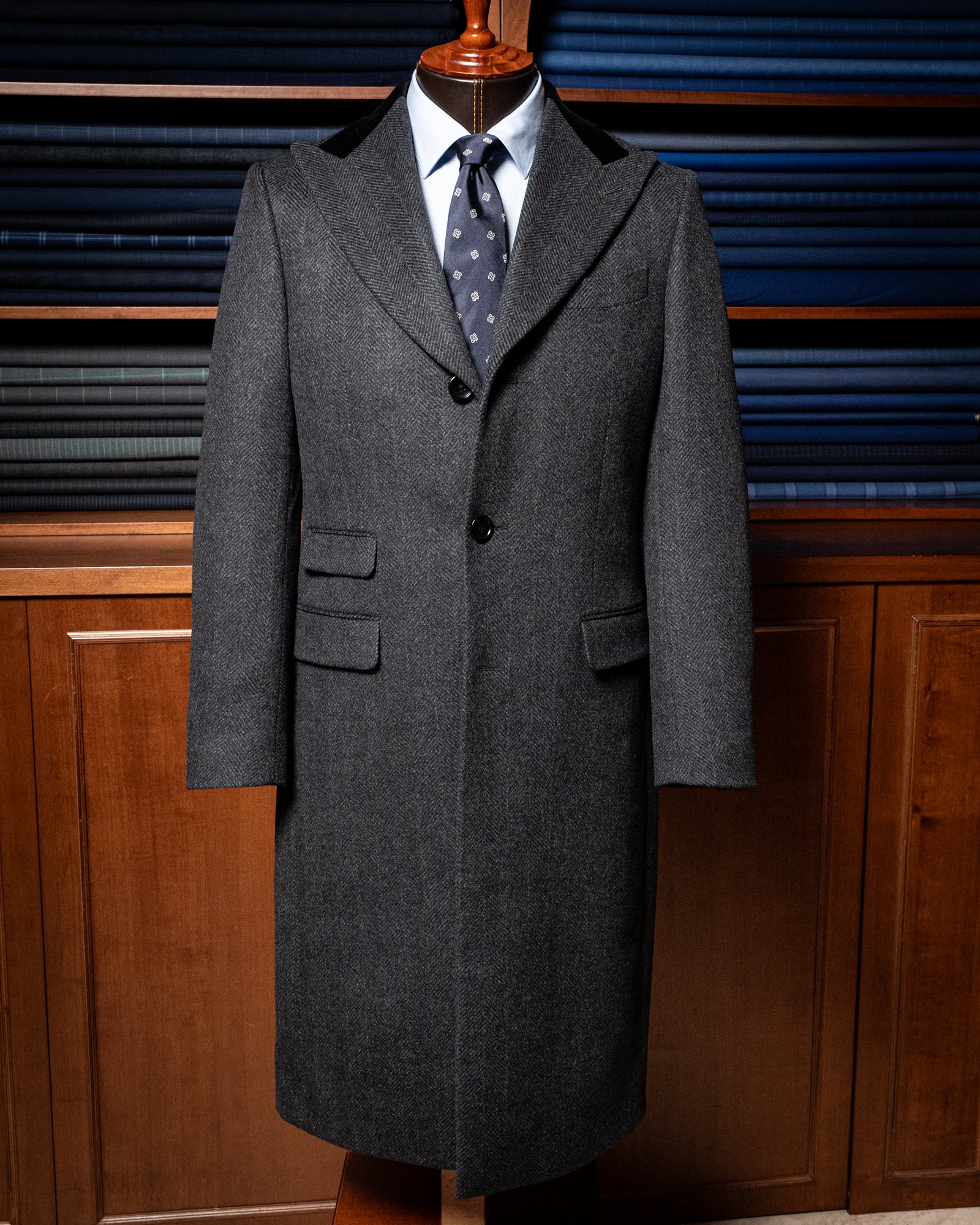 Mantegna Coat London Smoke Grey