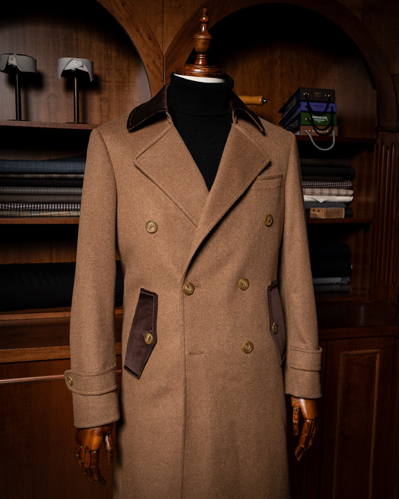 Cappotto Napoleone Cammello Doppiopetto