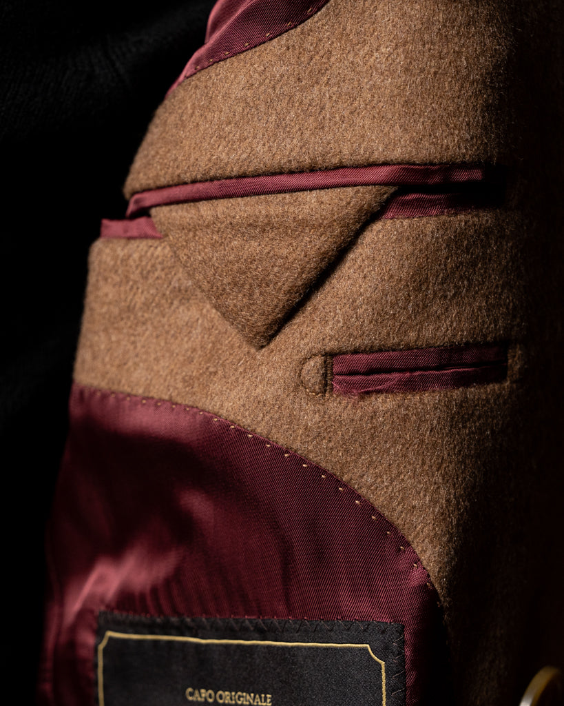 Cappotto Napoleone Cammello Doppiopetto