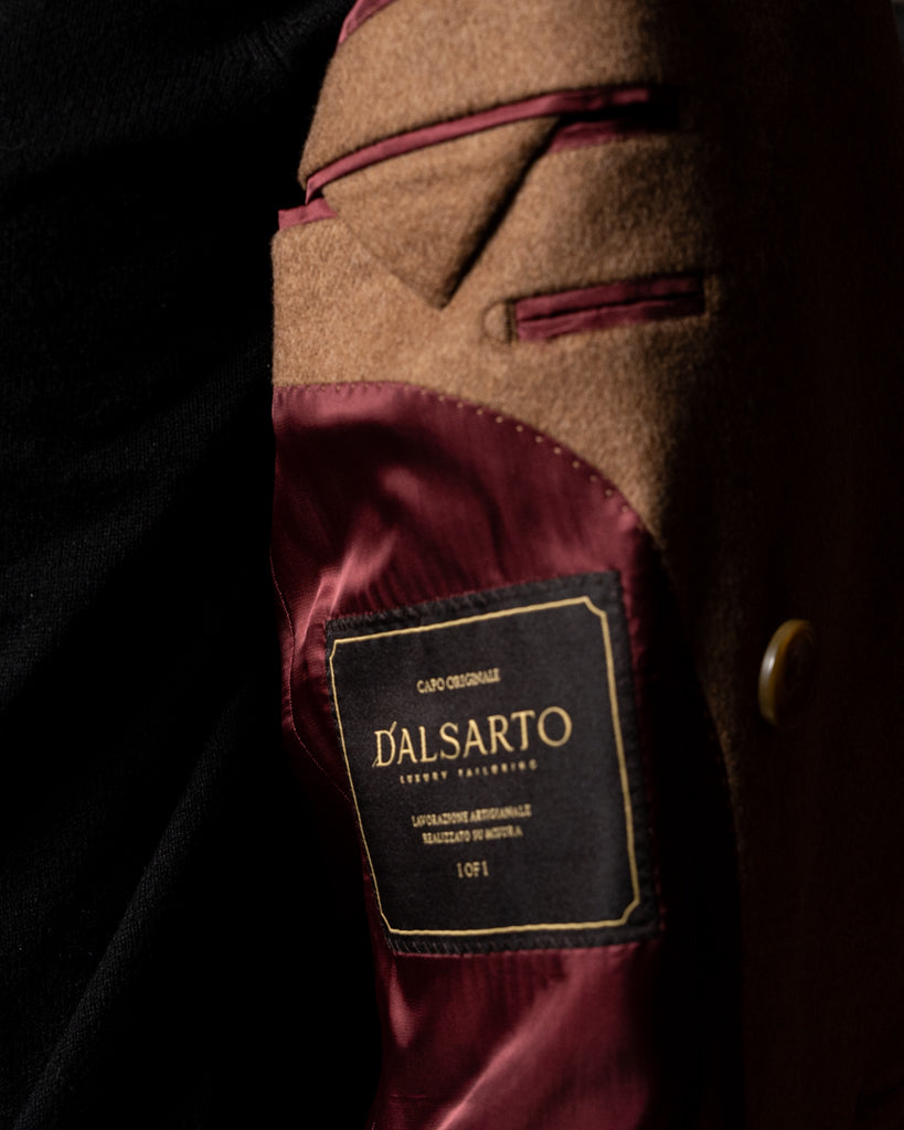 Cappotto Napoleone Cammello Doppiopetto