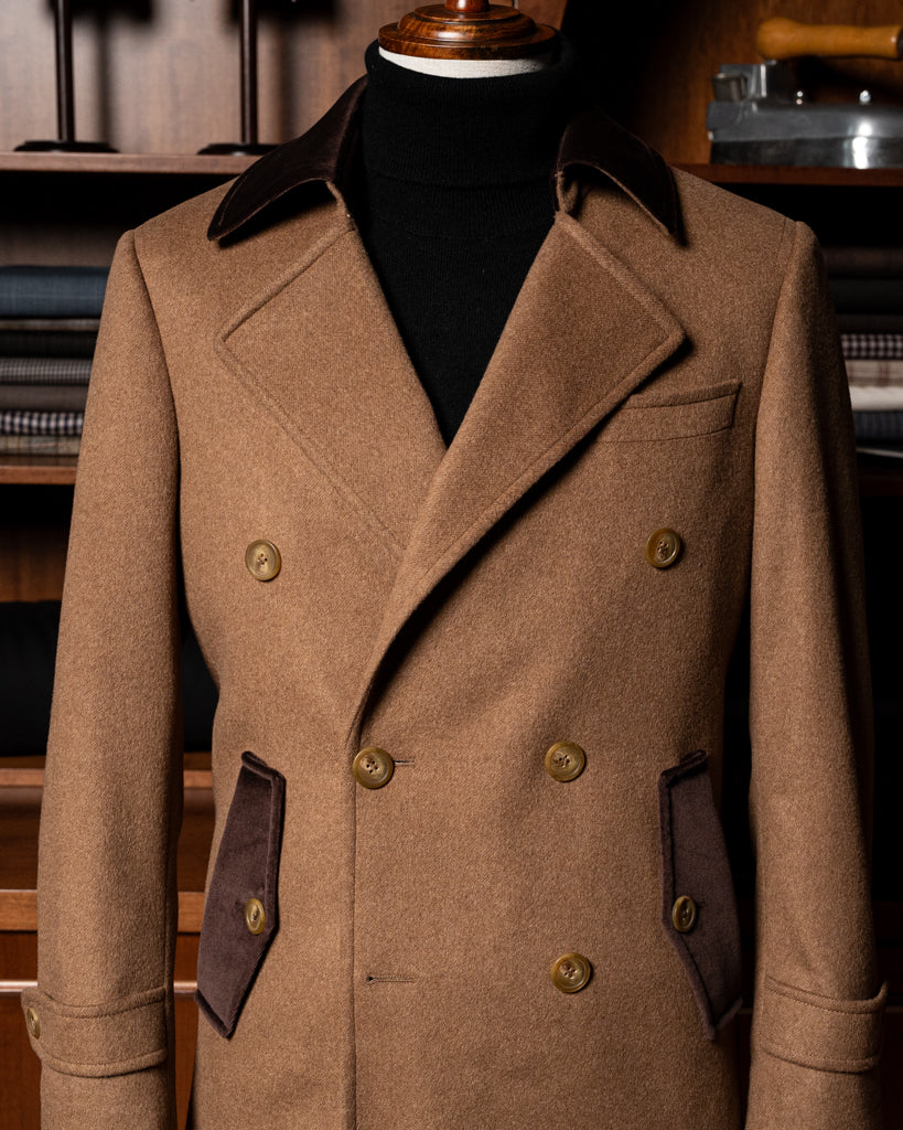 Cappotto Napoleone Cammello Doppiopetto
