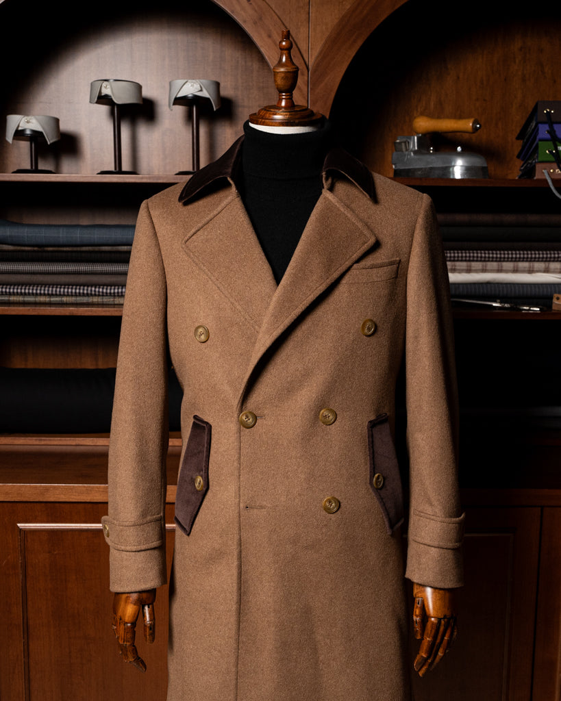 Cappotto Napoleone Cammello Doppiopetto