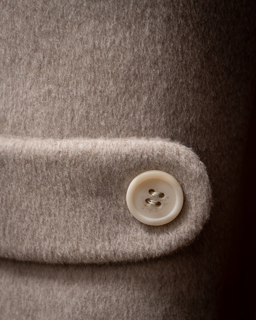 Cappotto Sabbia Doppiopetto