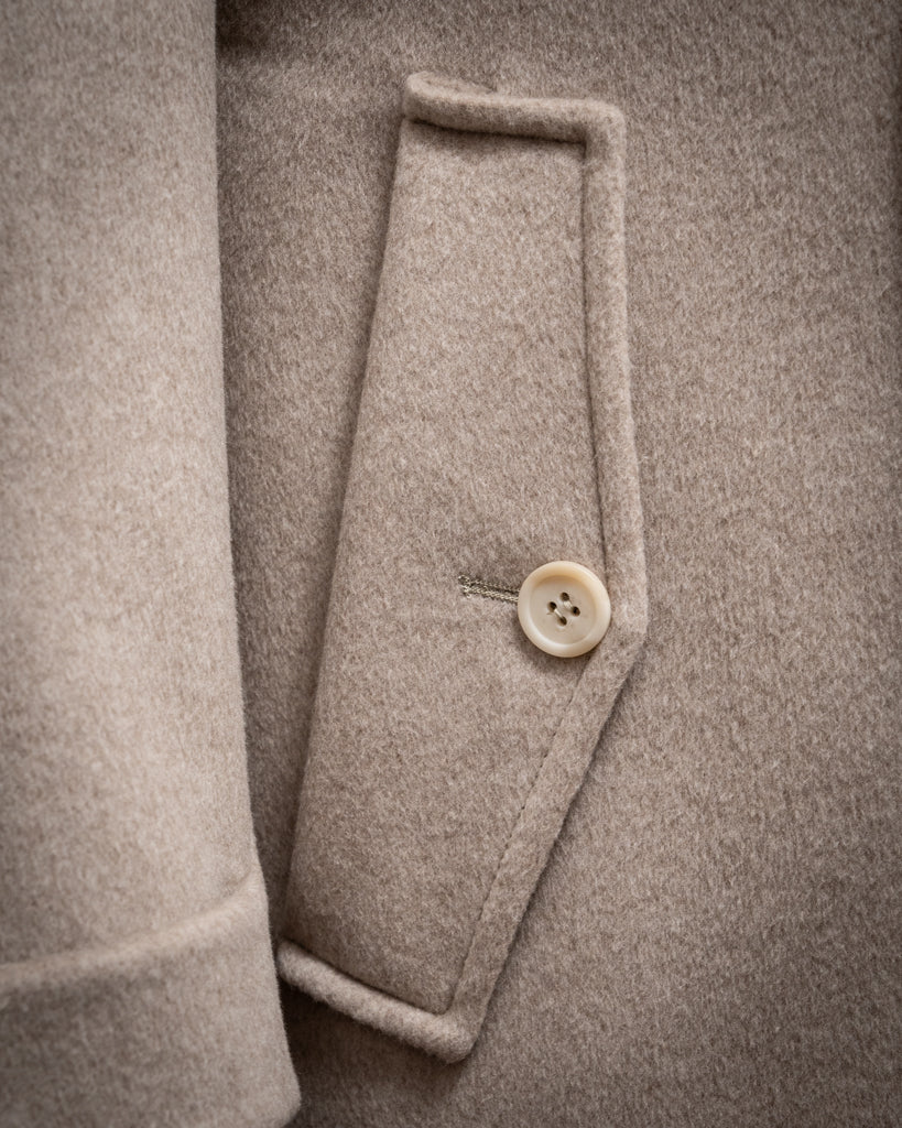Cappotto Sabbia Doppiopetto