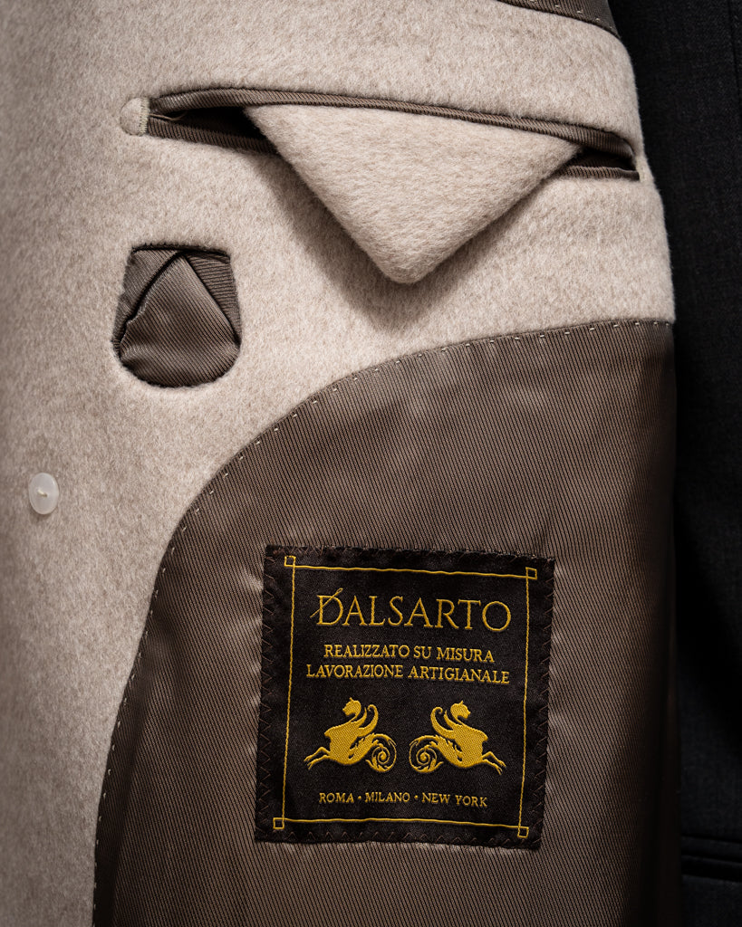 Cappotto Sabbia Doppiopetto
