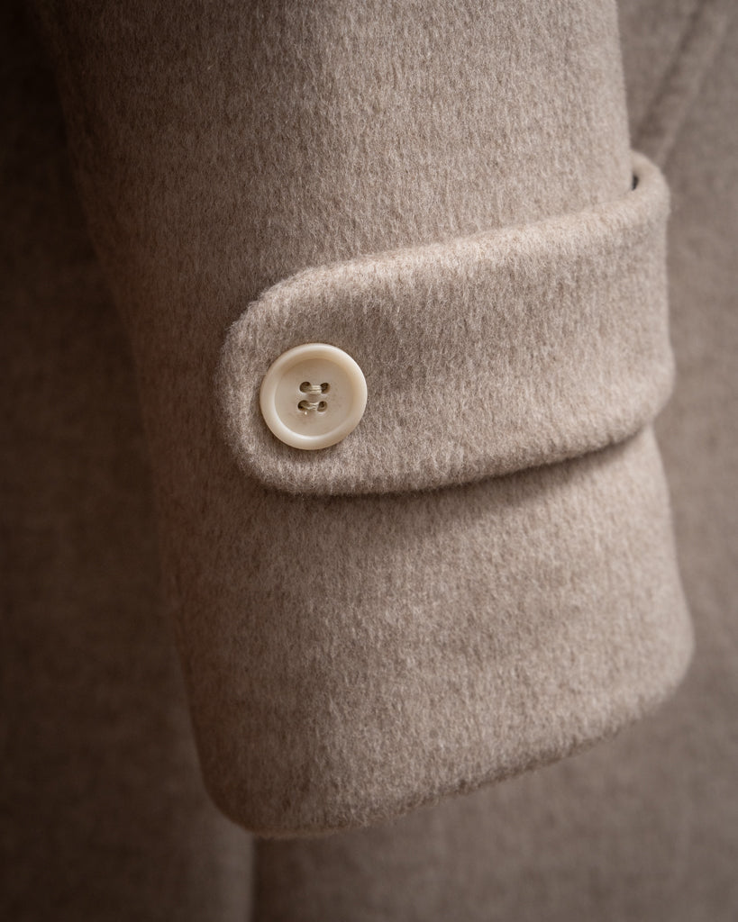 Cappotto Sabbia Doppiopetto