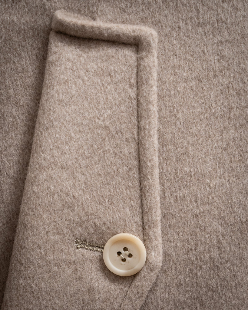 Cappotto Sabbia Doppiopetto