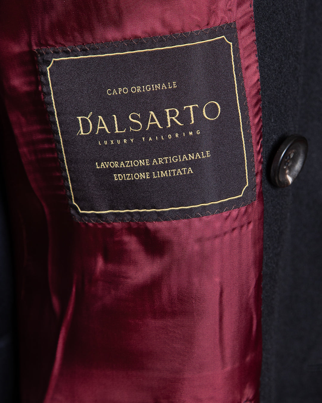 Ulster Blue Cashmere Wool Coat