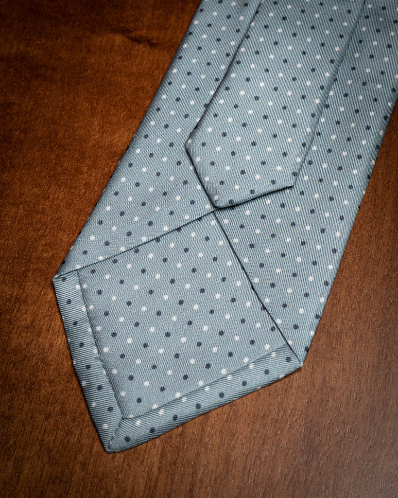 Agostino Blue Polka Dot Tie