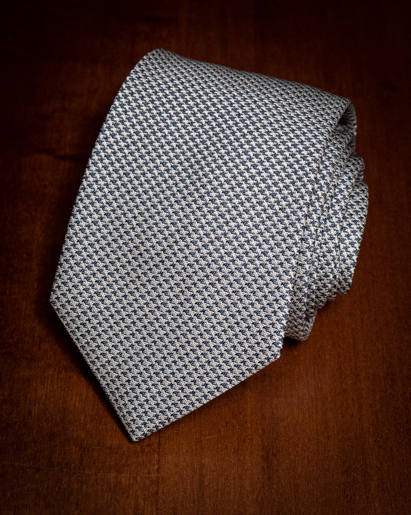 Cravatta Bianca e Grigia