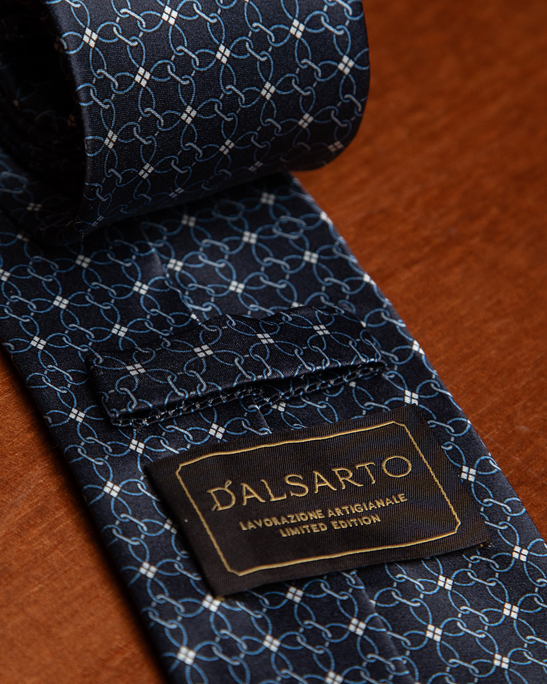 Cravatta Blu Fantasia Concatenata