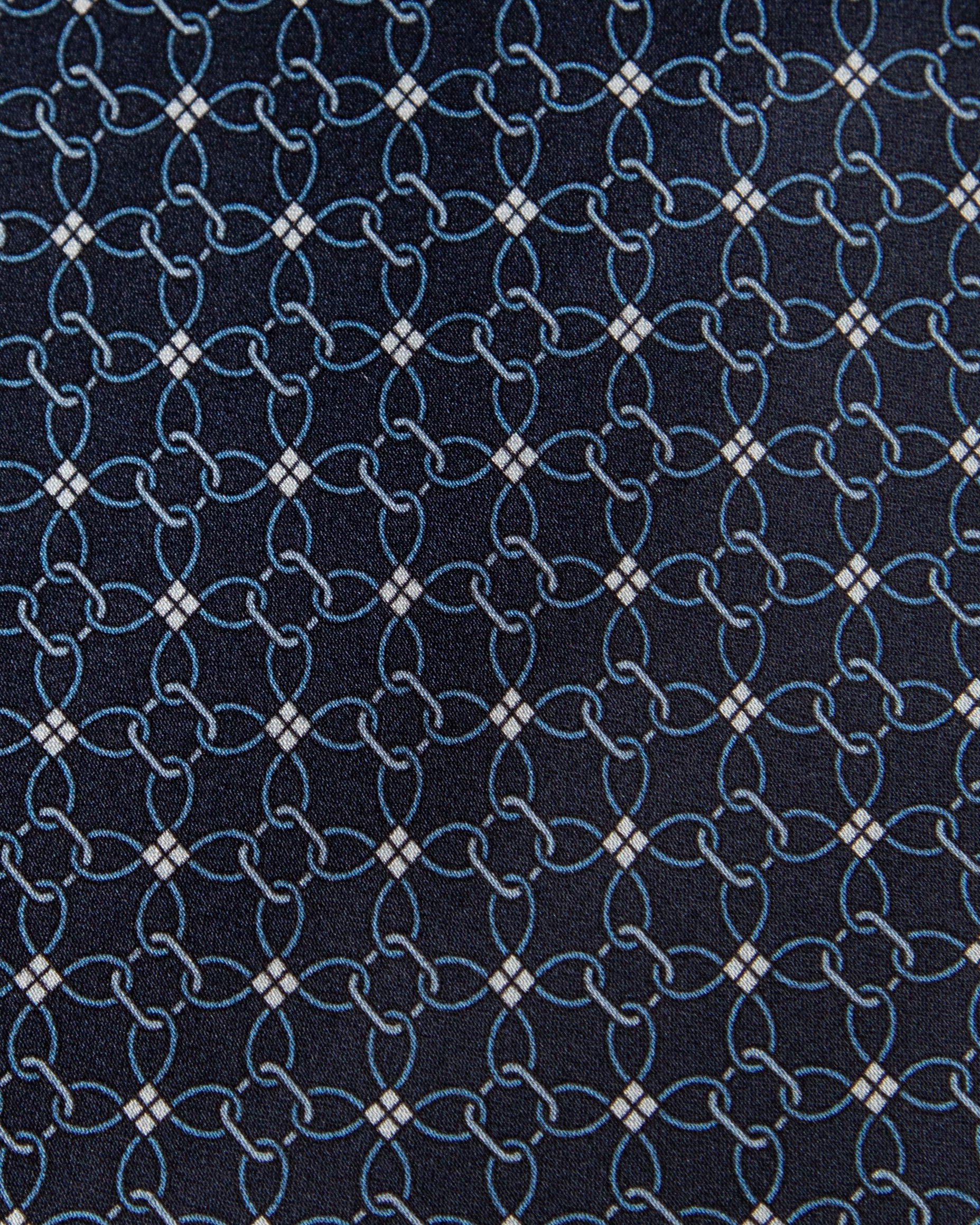 Cravatta Blu Fantasia Concatenata