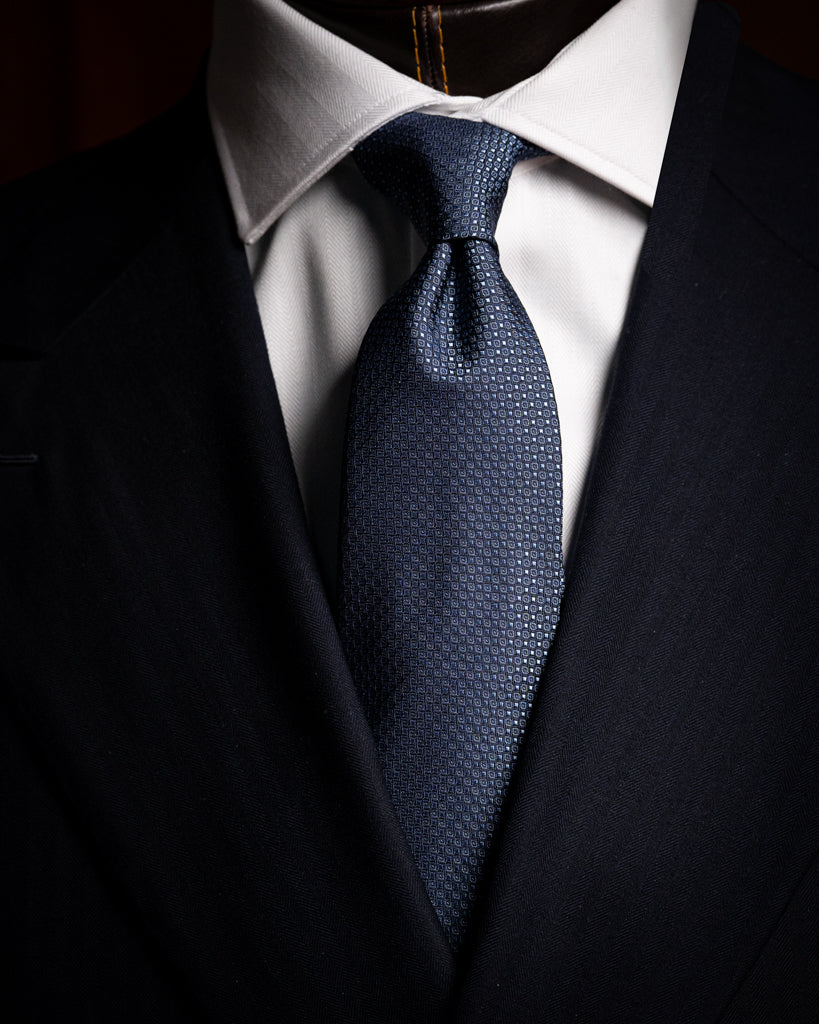 #color_Blu Notte con Microfantasia Azzurra