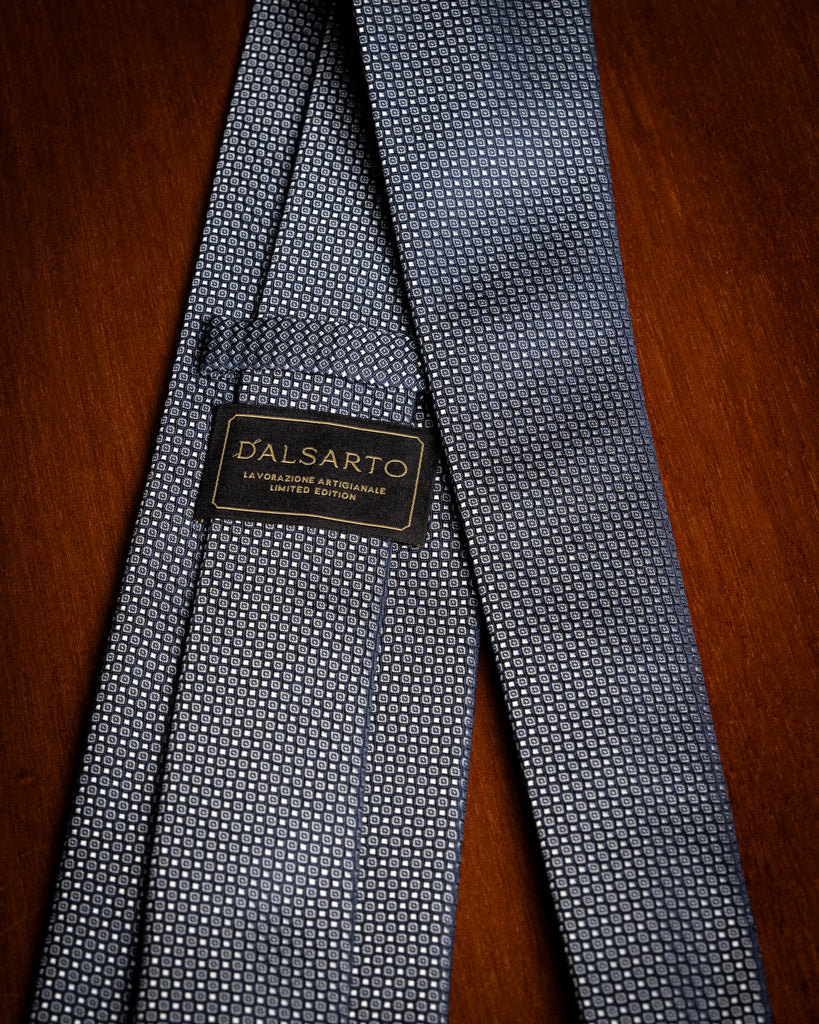 #color_Blu Notte con Microfantasia Bianca