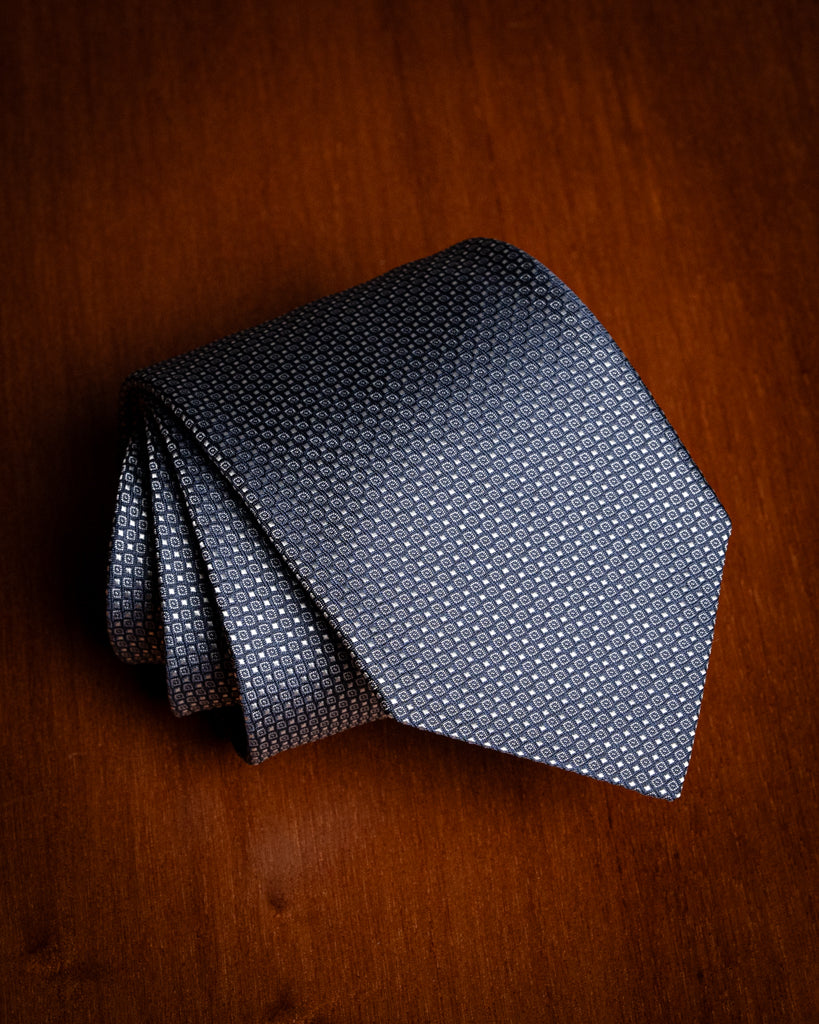 #color_Blu Notte con Microfantasia Bianca