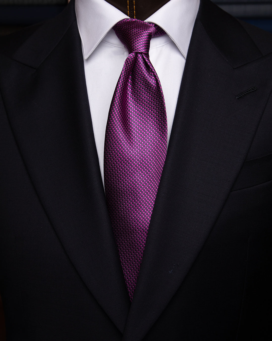 Purple Micro-Pattern Tie