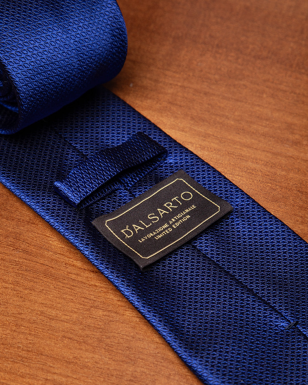 Cravatta Nido D'Ape Blu Elettrico