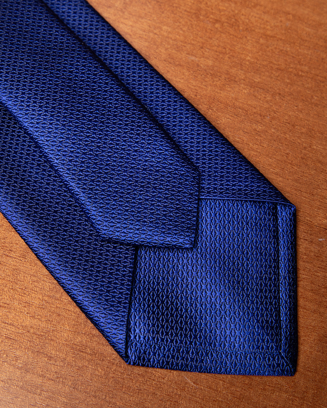 Cravatta Nido D'Ape Blu Elettrico