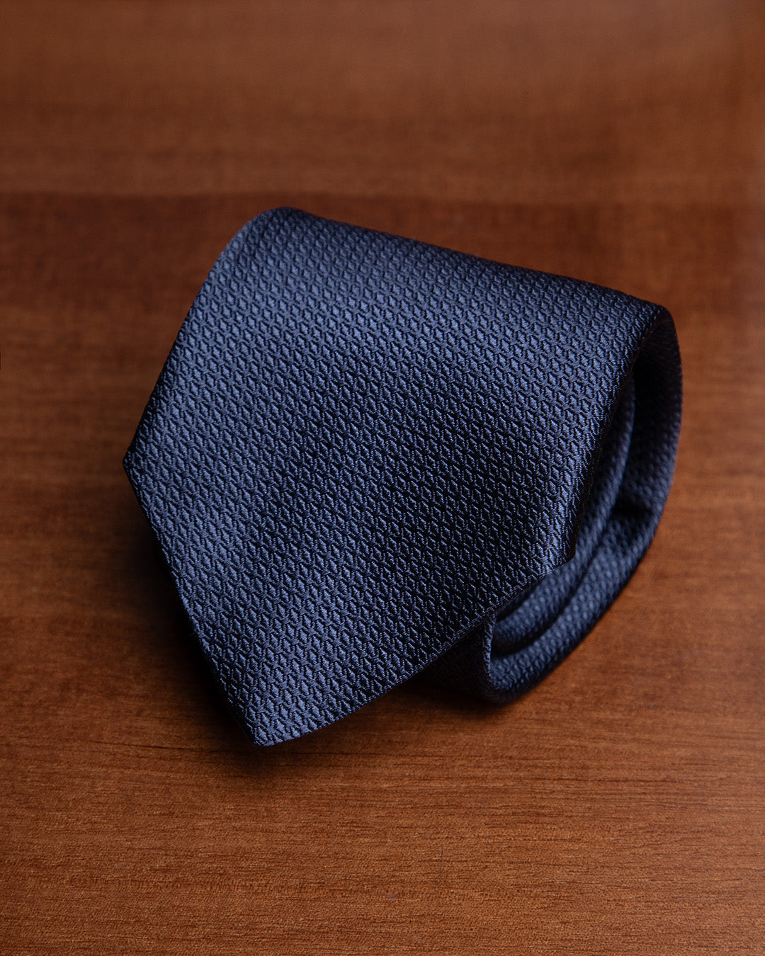 Cravatta Nido d'Ape Blu Notte