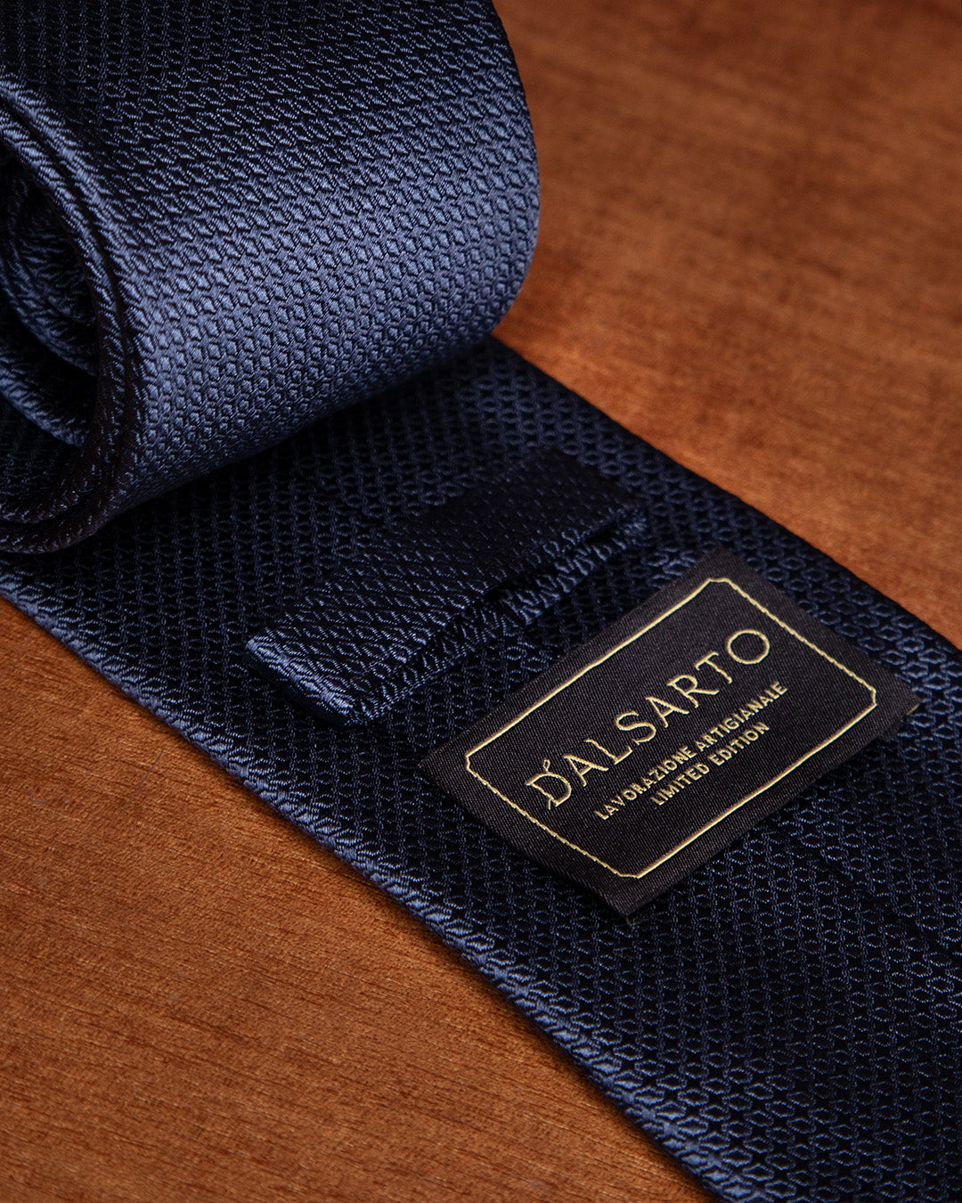 Cravatta Nido d'Ape Blu Notte