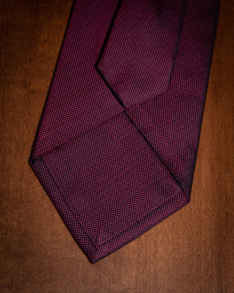 Cravatta Piquet Bordeaux
