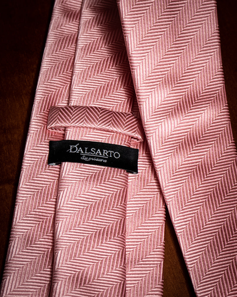 Agostino Pink Patterned Tie