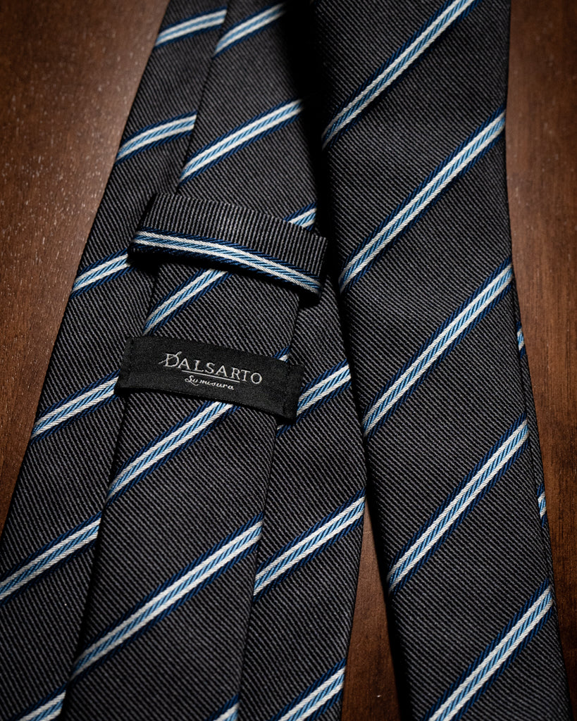 Agostino Brown Regimental tie