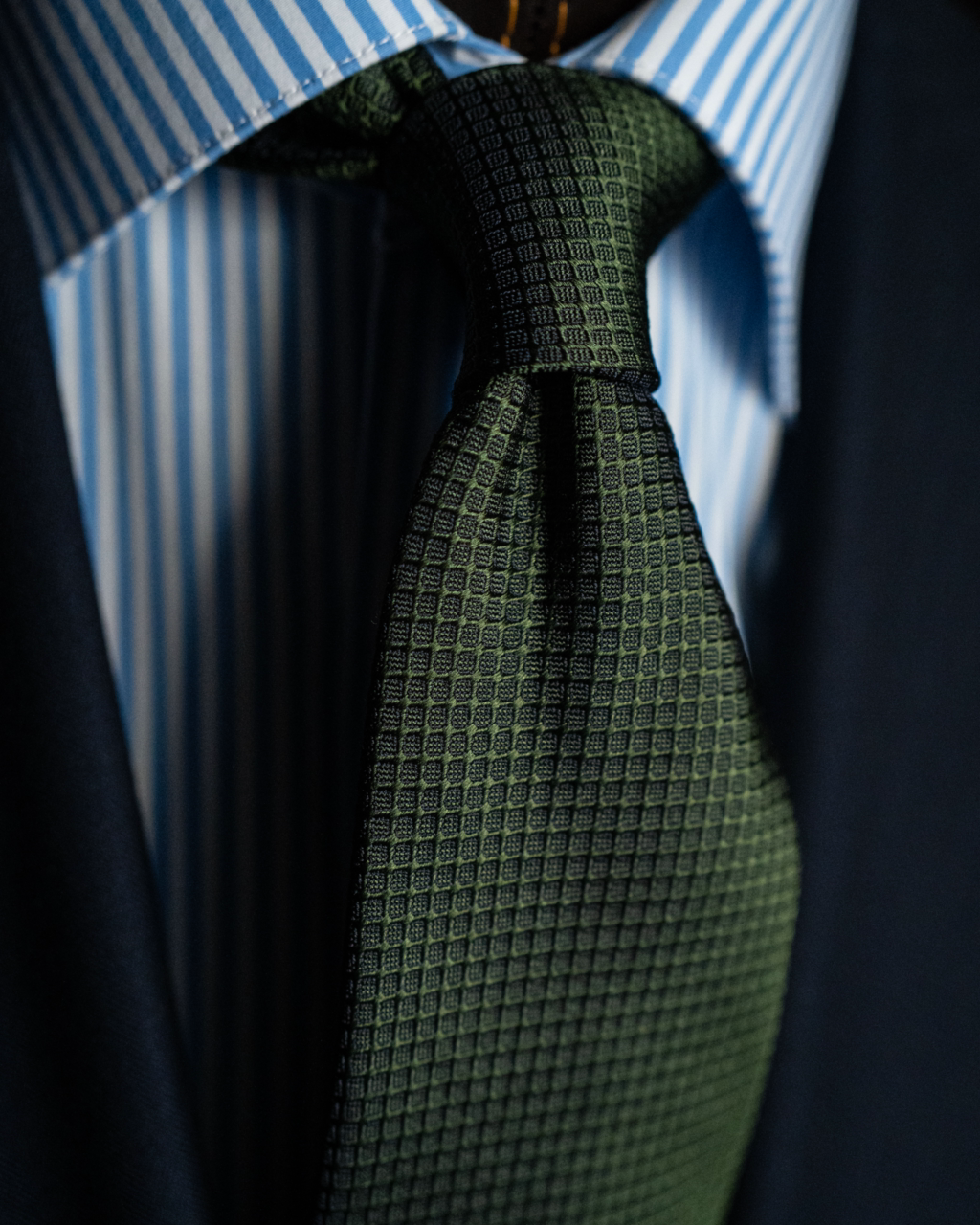 Agostino Velvet Green Tie