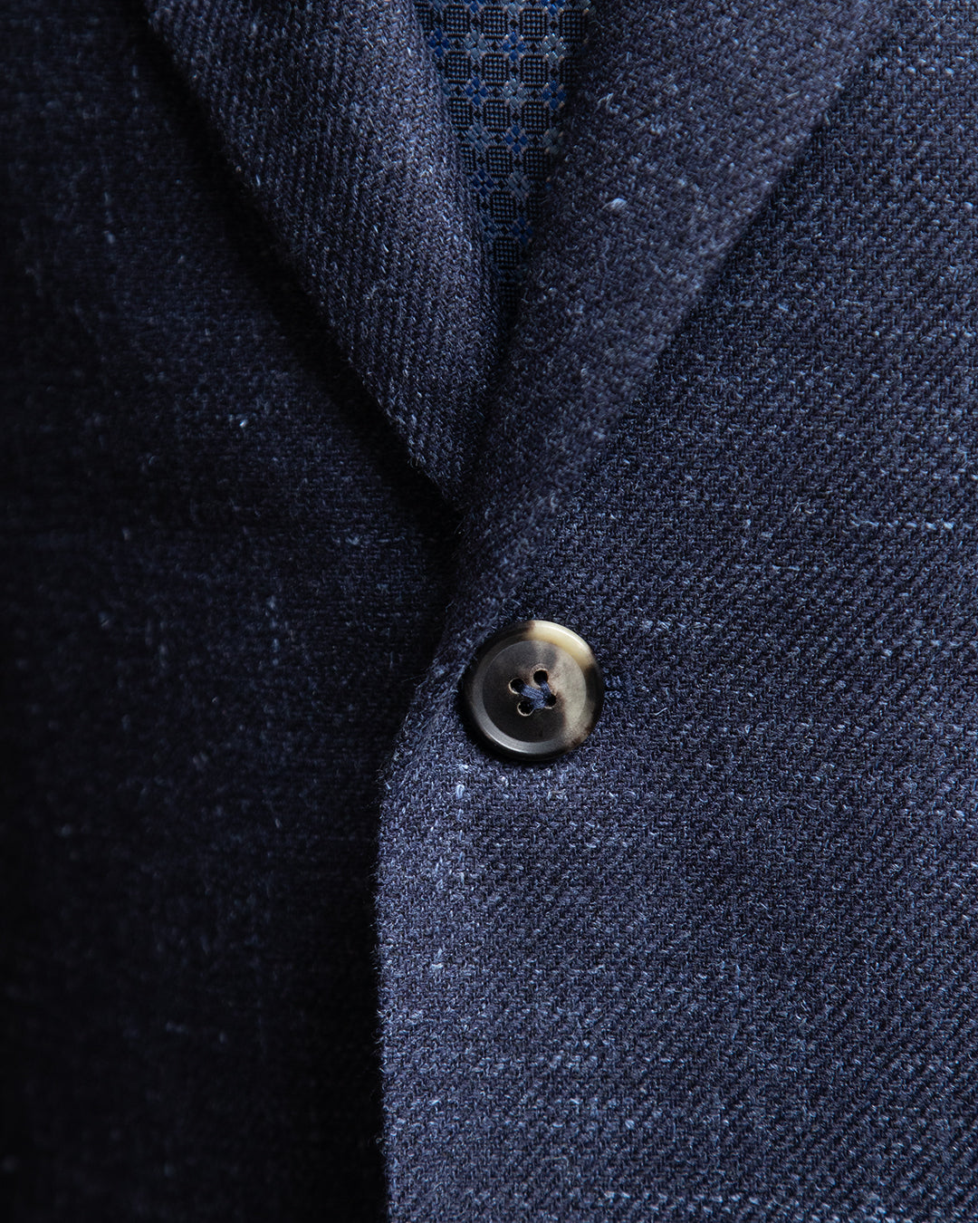 Giacca Bernini Blu Chiaro Lana,Lino,Seta