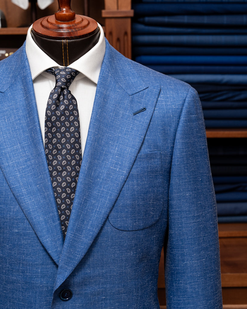 Giacca Bernini Blu Sfoderata Sportiva