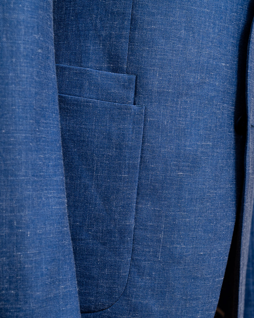 Giacca Bernini Blu Sfoderata Sportiva