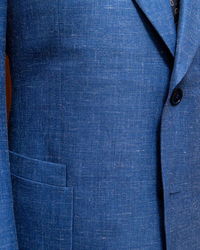 Giacca Bernini Blu Sfoderata Sportiva