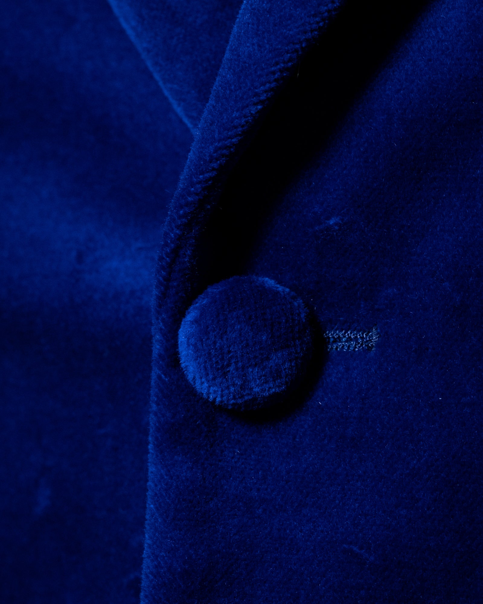 Giacca Bernini Velluto Blu Elettrico