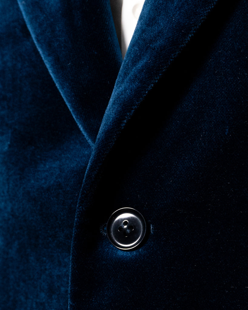 Bernini Blue Velvet Jacket