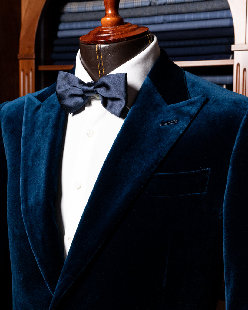 Giacca Bernini Velluto Blu