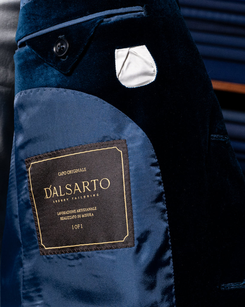 Bernini Blue Velvet Jacket
