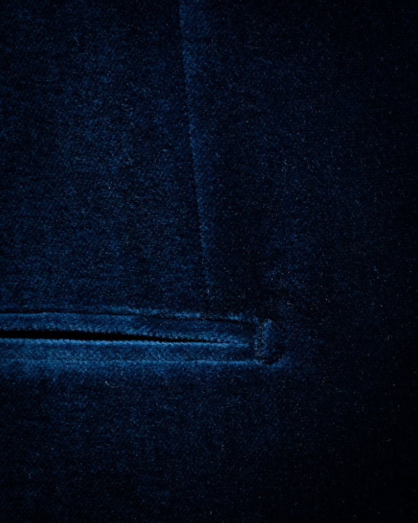 Bernini Blue Velvet Jacket