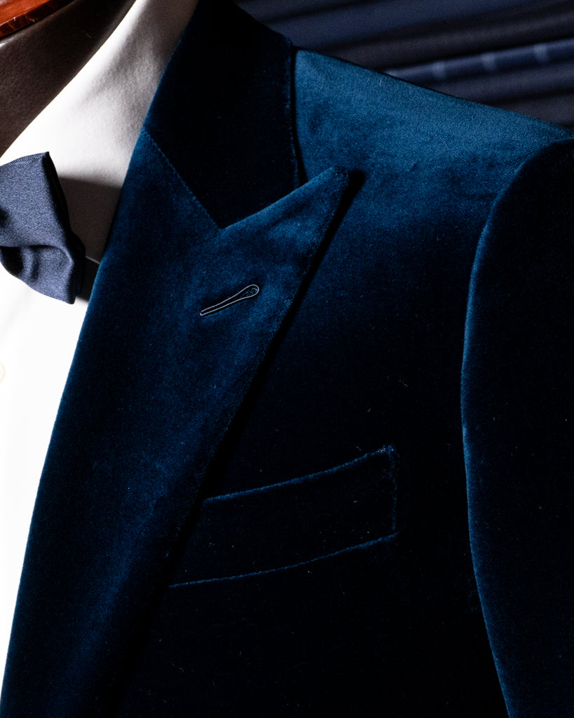 Bernini Blue Velvet Jacket