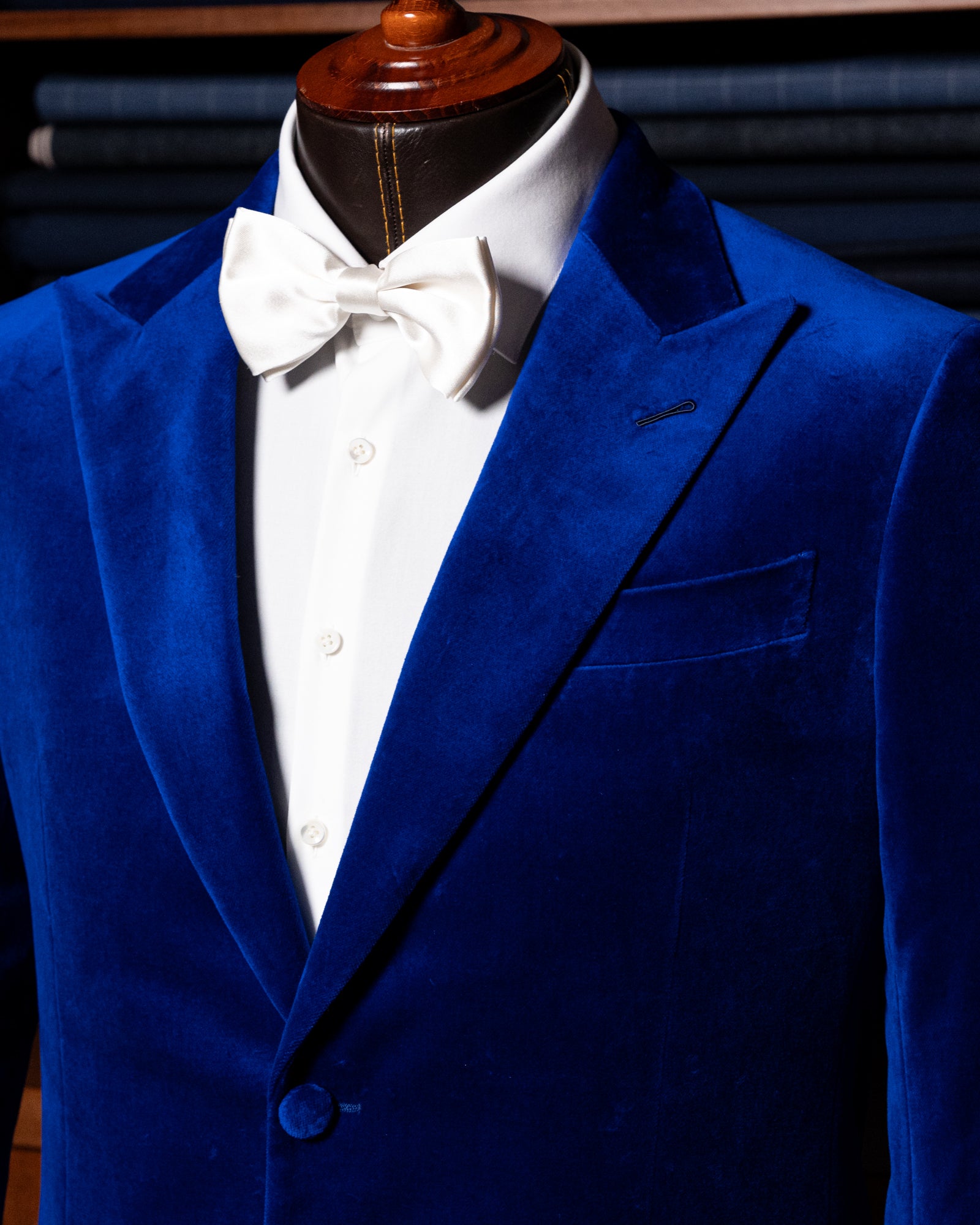 Giacca Bernini Velluto Blu